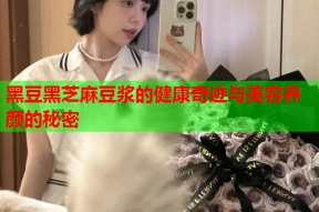 黑豆黑芝麻豆浆的健康奇迹与美容养颜的秘密
