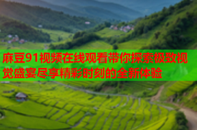 麻豆91视频在线观看带你探索极致视觉盛宴尽享精彩时刻的全新体验