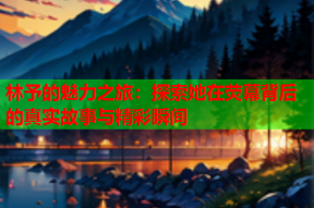 林予的魅力之旅：探索她在荧幕背后的真实故事与精彩瞬间