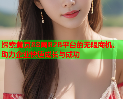 探索黄页88网B2B平台的无限商机，助力企业快速成长与成功  第2张